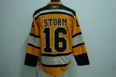 Jerseys Factory Cheap Bruins #16 Marco Sturm Embroidered Winter