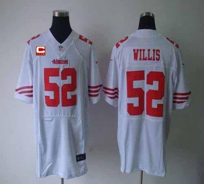 Jerseys Factory Cheap Nike 49ers #52 Patrick Willis White With C