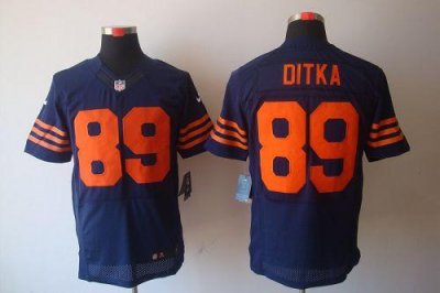 Jerseys Factory Cheap Nike Bears #89 Mike Ditka Navy Blue 1940s