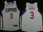 Jerseys Factory Cheap Clippers #3 Chris Paul White Revolution 30