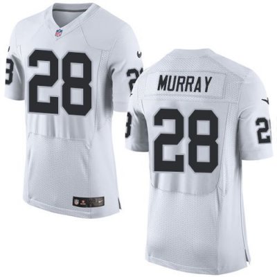Jerseys Factory Cheap Nike Raiders #28 Latavius Murray White Men