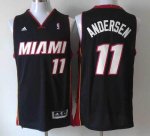 Jerseys Factory Cheap Heat #11 Chris Andersen Black Embroidered