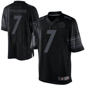 Jerseys Factory Cheap Nike Steelers #7 Ben Roethlisberger Black