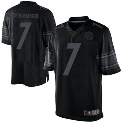 Jerseys Factory Cheap Nike Steelers #7 Ben Roethlisberger Black