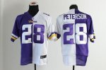 Jerseys Factory Cheap Nike Vikings #28 Adrian Peterson Purple/Wh