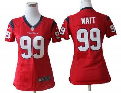 Jerseys Factory Cheap Nike Texans #99 J.J. Watt Red Alternate Wo