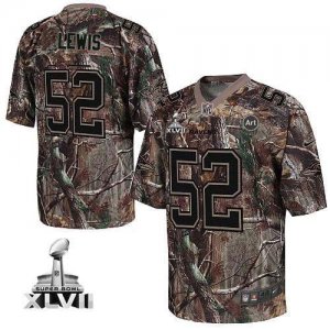 Jerseys Factory Cheap Nike Ravens #52 Ray Lewis Camo Super Bowl