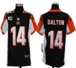 Jerseys Factory Cheap Nike Bengals #14 Andy Dalton Black Team Co