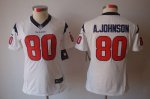 Jerseys Factory Cheap Nike Texans #80 Andre Johnson White Women'
