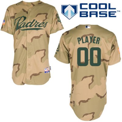 Jerseys Factory Cheap Padres Customized Authentic Desert Camoufl