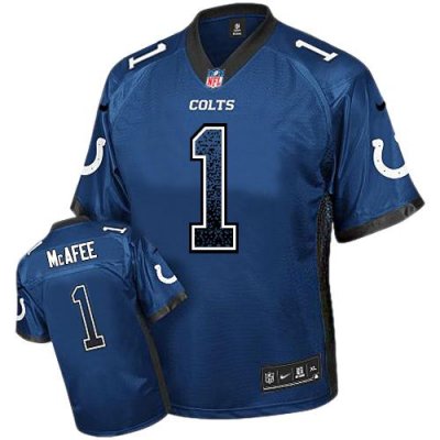 Jerseys Factory Cheap Nike Colts #1 Pat McAfee Royal Blue Team C