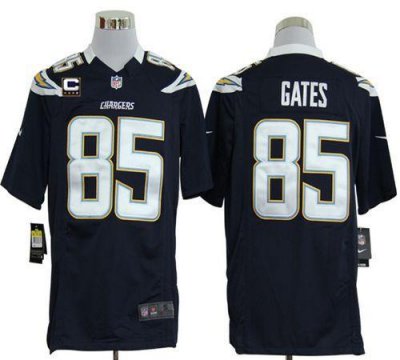 Jerseys Factory Cheap Nike Chargers #85 Antonio Gates Navy Blue