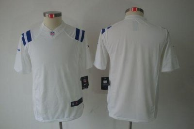 Jerseys Factory Cheap Nike Colts Blank White Youth Embroidered N