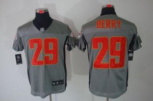 Jerseys Factory Cheap Nike Chiefs #29 Eric Berry Grey Shadow Men