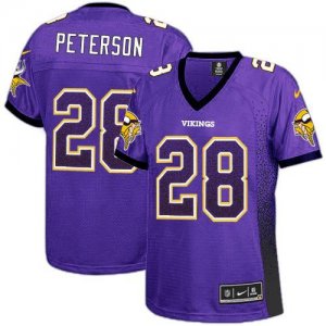 Jerseys Factory Cheap Nike Vikings #28 Adrian Peterson Purple Te