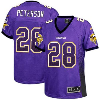 Jerseys Factory Cheap Nike Vikings #28 Adrian Peterson Purple Te