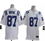 Jerseys Factory Cheap Nike Colts #87 Reggie Wayne White With 30T
