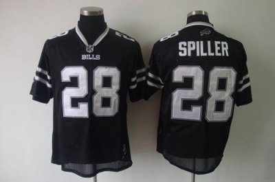 Jerseys Factory Cheap Bills #28 C.J. Spiller Black Shadow Stitch