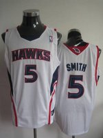 Jerseys Factory Cheap Hawks #5 Josh Smith Stitched White NBA Jer