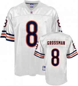 Jerseys Factory Cheap Bears #8 Rex Grossman White Stitched NFL J