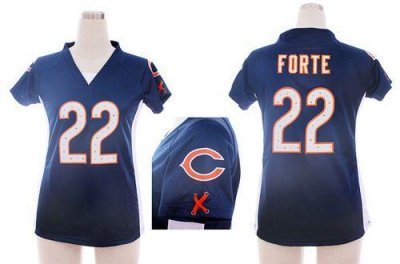 Jerseys Factory Cheap Nike Bears #22 Matt Forte Navy Blue Team C