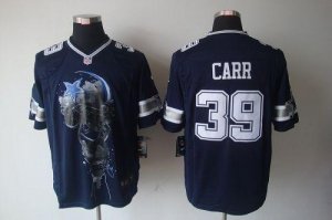 Jerseys Factory Cheap Nike Cowboys #39 Brandon Carr Navy Blue Te