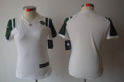 Jerseys Factory Cheap Nike Jets Blank White Women's Embroidered