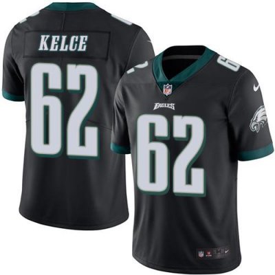Jerseys Factory Cheap Nike Eagles #62 Jason Kelce Black Men's St