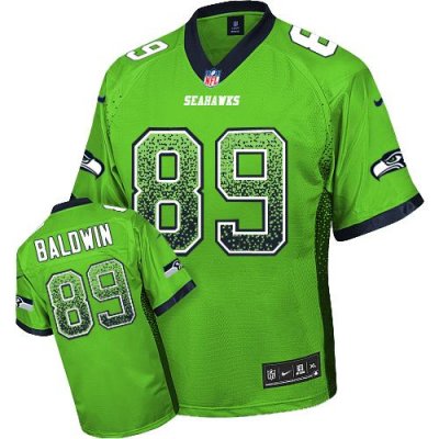 Jerseys Factory Cheap Nike Seahawks #89 Doug Baldwin Green Men's