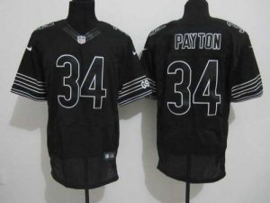 Jerseys Factory Cheap Nike Bears #34 Walter Payton Black Shadow