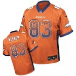 Jerseys Factory Cheap Nike Broncos #83 Wes Welker Orange Team Co