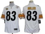 Jerseys Factory Cheap Nike Steelers #83 Heath Miller White With