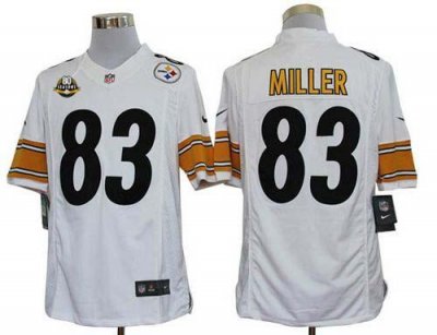 Jerseys Factory Cheap Nike Steelers #83 Heath Miller White With