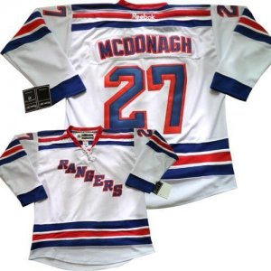 Jerseys Factory Cheap Rangers #27 Ryan McDonagh White Road Embro