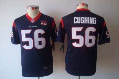 Jerseys Factory Cheap Nike Texans #56 Brian Cushing Navy Blue Te