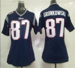 Jerseys Factory Cheap Nike Patriots #87 Rob Gronkowski Navy Blue