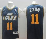 Jerseys Factory Cheap Revolution 30 Jazz #11 Dante Exum Navy Blu
