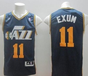 Jerseys Factory Cheap Revolution 30 Jazz #11 Dante Exum Navy Blu