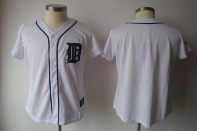 Jerseys Factory Cheap Tigers Blank White Women's Fashion Embroid