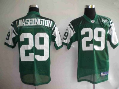 Jerseys Factory Cheap Jets #29 Leon Washington Stitched Green NF