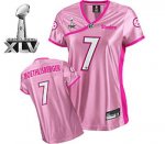 Jerseys Factory Cheap Steelers #7 Ben Roethlisberger Pink Lady S