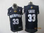 Jerseys Factory Cheap Grizzlies #33 Marc Gasol Revolution 30 Dar