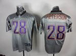Jerseys Factory Cheap Vikings #28 Adrian Peterson Grey Shadow St