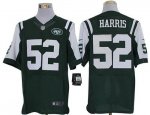 Jerseys Factory Cheap Nike Jets #52 David Harris Green Team Colo