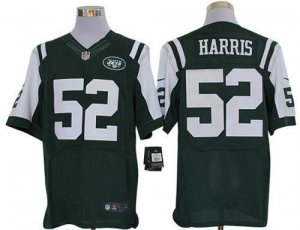 Jerseys Factory Cheap Nike Jets #52 David Harris Green Team Colo