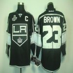 Jerseys Factory Cheap Kings #23 Dustin Brown 2012 Stanley Cup Fi