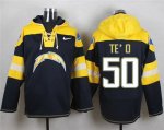Jerseys Factory Cheap Nike Chargers #50 Manti Te'o Navy Blue Pla