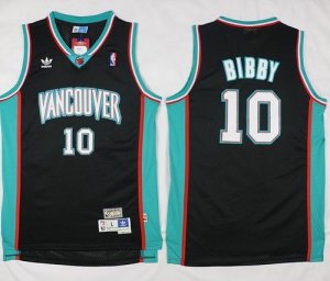 Jerseys Factory Cheap Grizzlies #10 Mike Bibby Black TThrowback