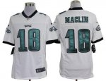Jerseys Factory Cheap Nike Eagles #18 Jeremy Maclin White Men's