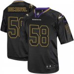 Jerseys Factory Cheap Nike Ravens #58 Elvis Dumervil Lights Out